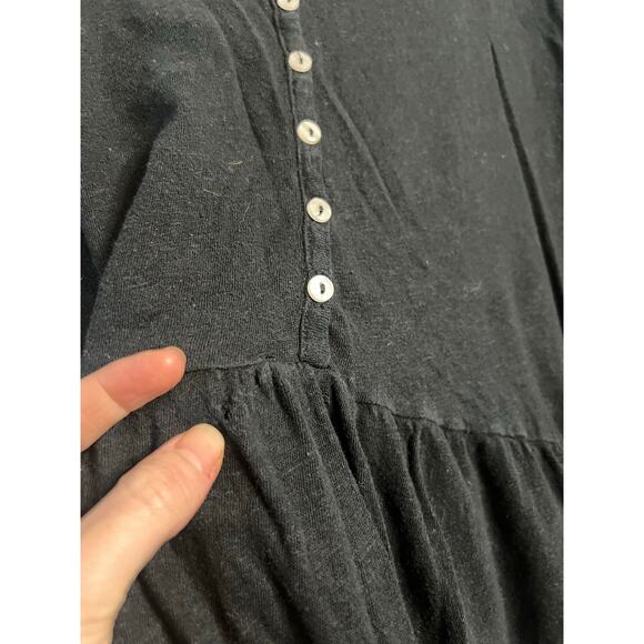 Free People Black Midi Dress - Picture 3 of 7